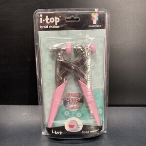IMAGINISCE I-TOP Custom Brad Topper/Maker With Instructions DVD - New / Sealed